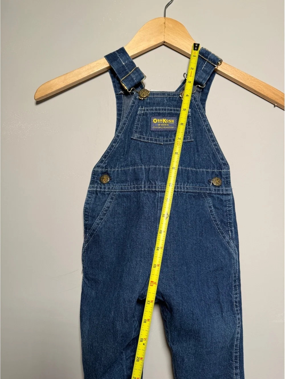 1990s Vintage Oshkosh Overalls Size 18 Months